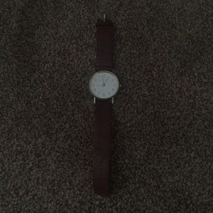 Anne Klein Leather Band Watch